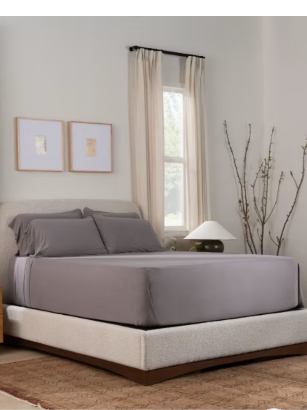 Purple Brand Bamboo Sheet Set — Slate